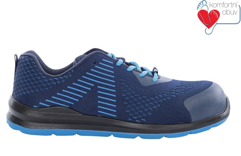 Bezpečnostní polobotka ARDON®FLYTEX S1P ESD - navy 35 - Barva: modré odstíny, Velikost: 41