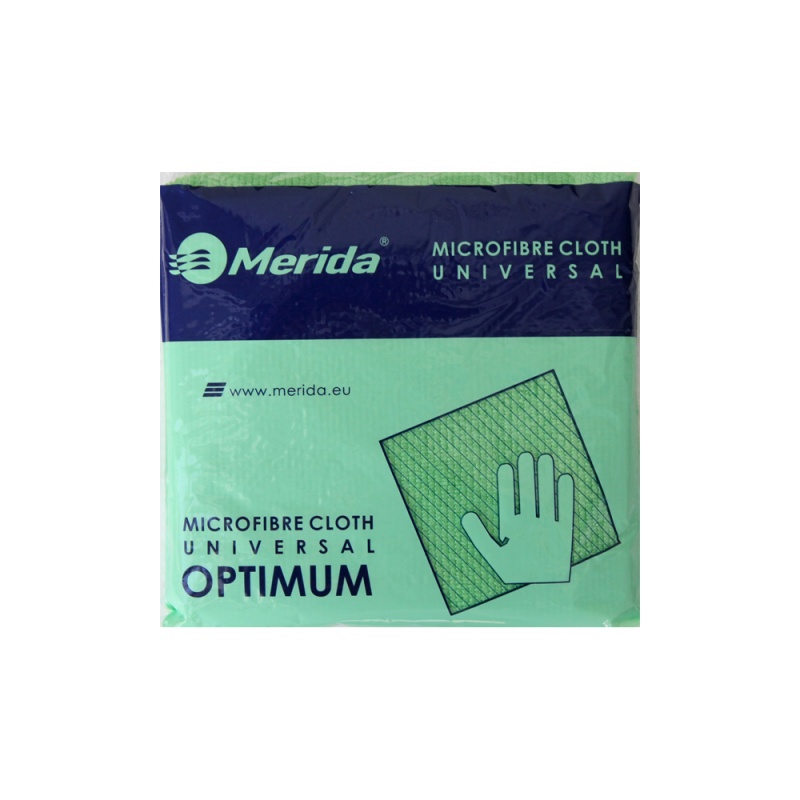 Utěrka z mikrovlákna Merida zelená řady Optimum 38x38 cm