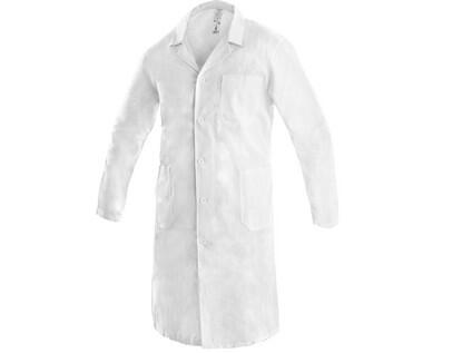 Pánský plášť ADAM, bílý - Velikost: 58
