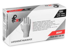 Rukavice CXS BERT, jednorázové, latexové