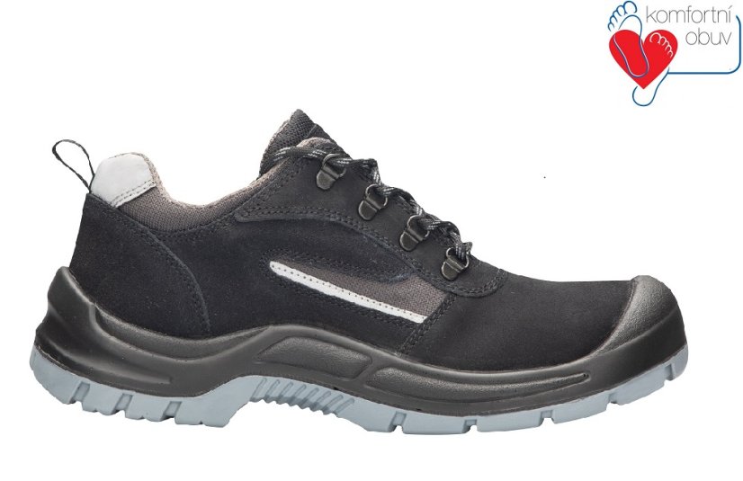 Bezpečnostní polobotka ARDON®GEARLOW S1P 36 - Barva: černá, Velikost: 48