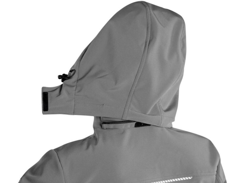 Bunda CXS STRETCH, dámská, softshell, šedá - Velikost: XS
