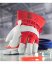 Kombinované rukavice ARDON®TOP UP - Barva: Červená, Velikost: 09