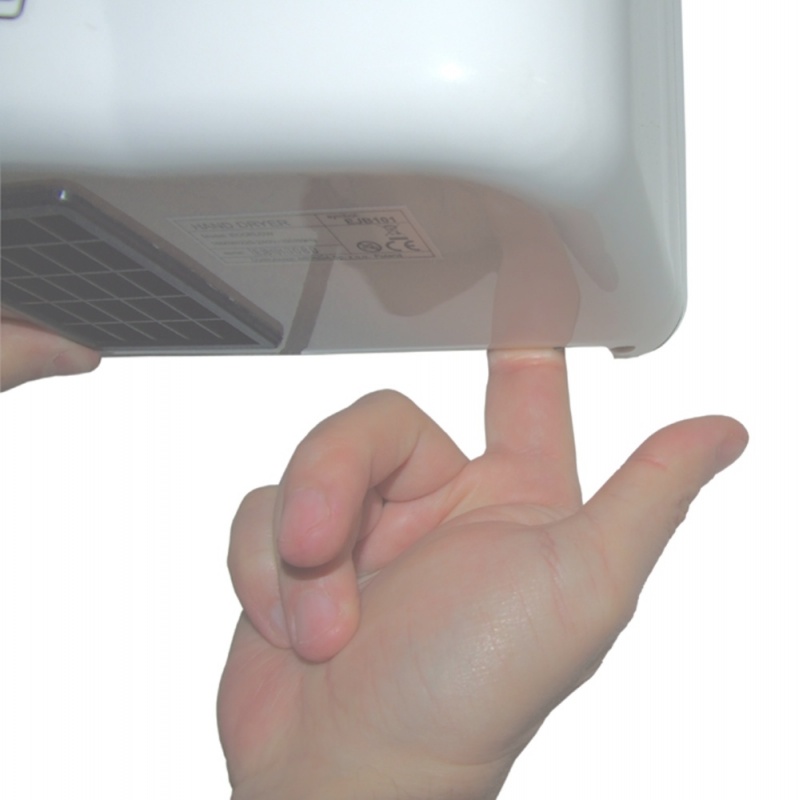Elektrický osoušeč na ruce Ecoflow plus bílý plastový