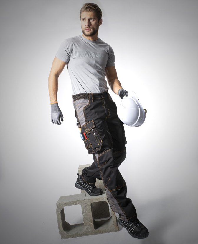 Montérkové černé kalhoty ARDON VISION - Barva: černá, Velikost: 46