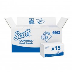 Kimberly Clark 6663 Scott ručníky skládané bílé