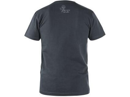 Tričko CXS WILDER, krátký rukáv, potisk CXS logo, tmavě šedá - Velikost: S