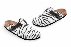 Zdravotní boty Forcare 102066 bílé s potiskem zebry