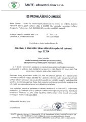 Santé N/517/47-48/10 bílé uzavřené pantofle