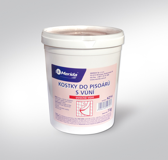Kameny do pisoáru neutralizační do pisoáru růžové Merida 1kg