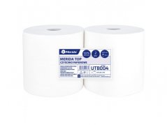 Průmyslová papírová utěrka Merida Top Lux 100% celulóza, 2 role v balení, 26x27cm