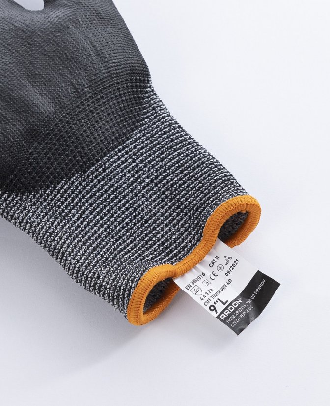 Protiřezné rukavice ARDON®CUT TOUCH DRY 4D 07 - Barva: šedé odstíny, Velikost: 07