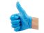 Jednorázové rukavice Merida vinylovo nitrilové modré 100ks v boxu - Velikost: L