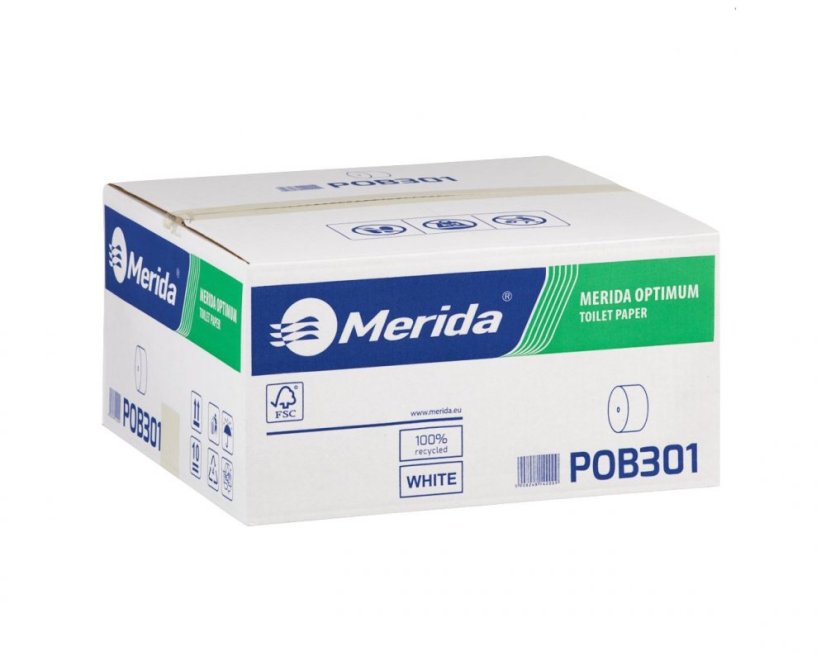Sada zásobníku toaletního papíru Merida se 3.kartony toaletního papíru