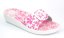 Santé SI/03C dámské pantofle DAISY růžové kytičky masážní