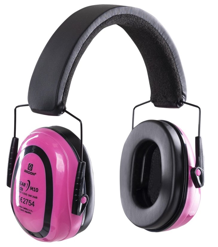 Dětské růžové sluchátka ARDON 4EAR M10