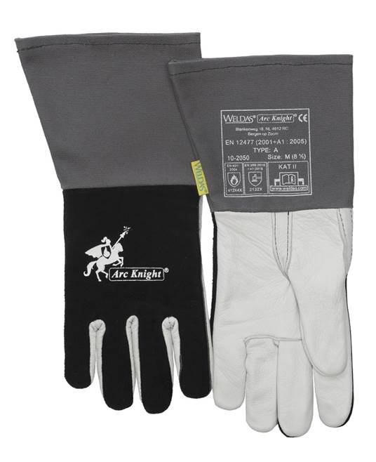 Svářečské rukavice Weldas® 10-2050 - Barva: Černá, Velikost: 10