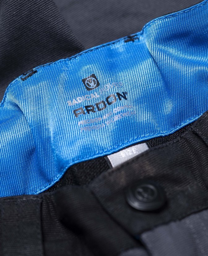 Dětské pracovní montérky kalhoty do pasu ARDON 4X stretch tmavě šedé - Barva: šedé odstíny, Velikost: 98-104