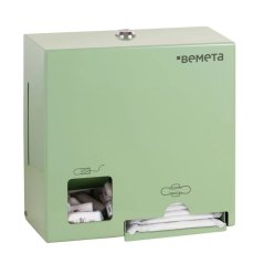 Zásobník na hygienické vložky a tampony Bemeta nerezový zelený