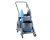 Merida Úklidový vozík MERIDA jednokbelíkový 15 l + box 8l s úchyty, modrý ždímač mopu