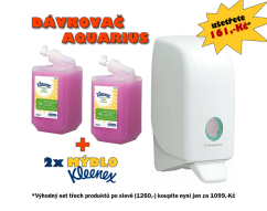 Kleenex ruzove a davkovac1L Kleenex ruzove a davkovac1L