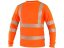 Tričko CXS OLDHAM, dlouhý rukáv, výstražné, pánské, oranžové - Velikost: S