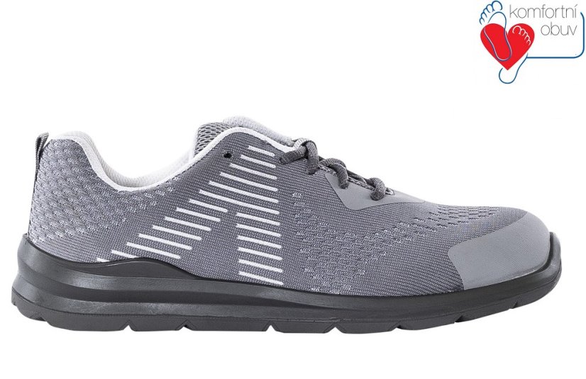 Bezpečnostní polobotka ARDON®FLYTEX S1P- šedá 35 - Barva: šedé odstíny, Velikost: 47
