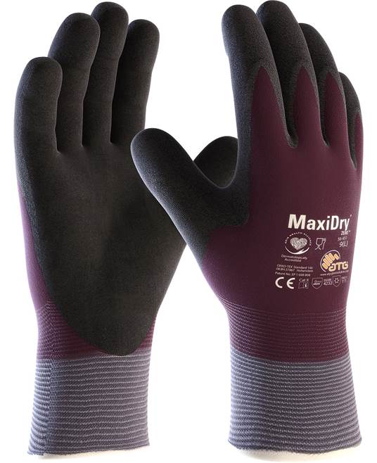 ATG® zimní rukavice MaxiDry® Zero™ 56-451 - Barva: Fialová, Velikost: 08