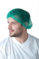 Jednorázová PP čepice clip ARDON®ULA (100 ks) bílá B