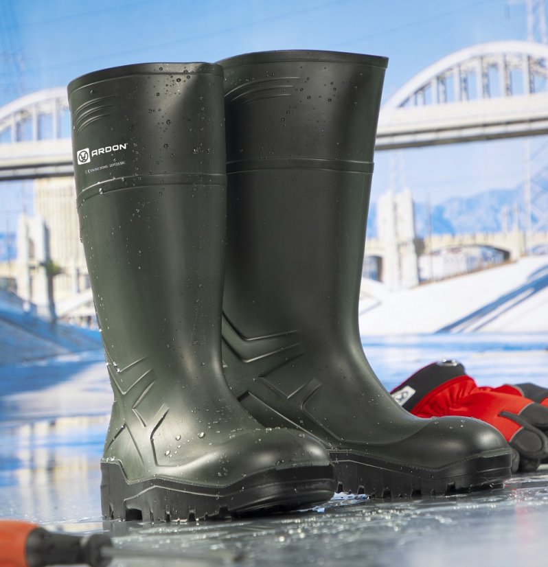 Bezpečnostní holínka ARDON®PURSAFE S5 38 - Barva: zelené odstíny, Velikost: 38