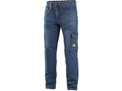 Kalhoty jeans CXS ALBI, pánské, modré - Velikost: 46