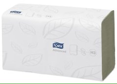 TORK 290179 – Singlefold zelené papírové ručníky H3, 2 vrst., 15 x 250 ks - Karton