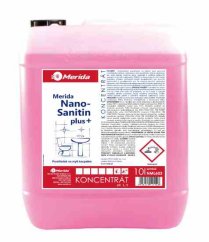 Čistící prostředek koncentrát na koupelny Merida Nano Sanitin plus 10l