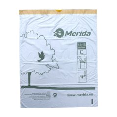 Sáčky na odpadky bílé zatahovací s vůní Merida Top 12-15l, 20.ks v balíčku