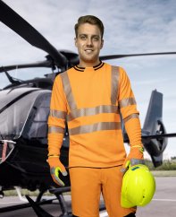 Tričko s dlouhým rukávem ARDON®SIGNAL oranžová S