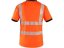 Tričko CXS RIPON, výstražné, pánské, oranžovo - černé - Velikost: S
