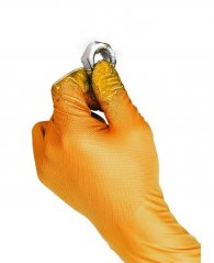 Jednorázové oranžové rukavice Ardon GRIPPAZ 246