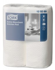 TORK 120269 – Extra absorpční kuchyňské utěrky v roli, 2vr., 15,4 m - Karton
