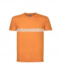 Tričko ARDON®XAVER s reflex. pruhem oranžová
