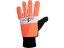 Kombinované rukavice CXS TEMA s potiskem pily, celokožené - Velikost: 10