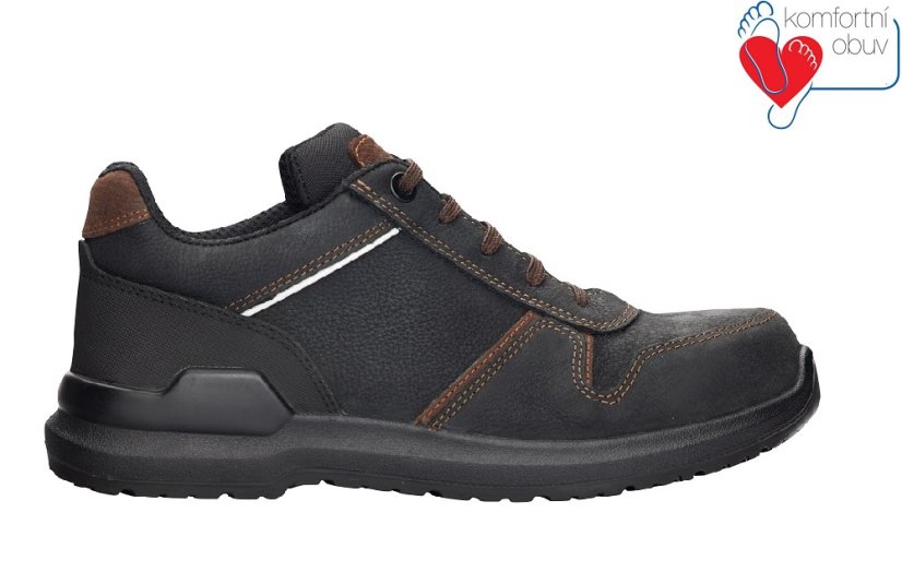 Bezpečnostní polobotka ARDON®MASTERLOW S3 36 - Barva: černá, Velikost: 41