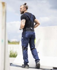 Kalhoty s laclem ARDON®4Xstretch® tmavě modré 46