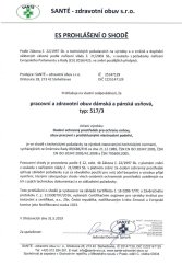 Santé N/517/34P/68/CP dámské černé pantofle