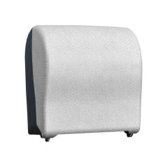 Merida MECHANICKÝ podavač papírových ručníků v rolích UNIQUE GLAMOUR WHITE LINE matný MINI