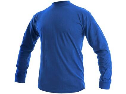 Tričko CXS PETR, dlouhý rukáv, středně modrá - Velikost: S