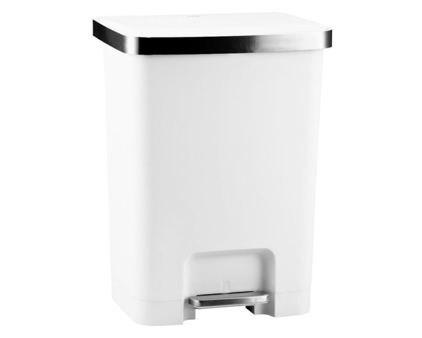 Merida Koš pedálový HANA, objem 35 l plastový, bílý