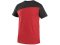 Tričko CXS OLSEN, krátký rukáv, červeno-černé - Velikost: S