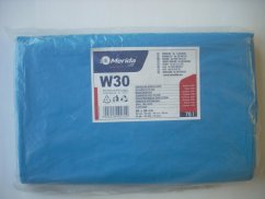 Sáčky modré skládané na odpad Merida LDPE 60x90cm, 70l a 50 sáčků v balení