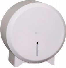 Zásobník na toaletní papír kovový bílý Mini Merida na jumbo 19 cm