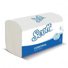 Kimberly Clark 6663 Scott ručníky skládané střední bílé